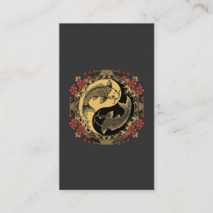Mythical Imperial Chinese Dragon Relief Round Orna Business Card