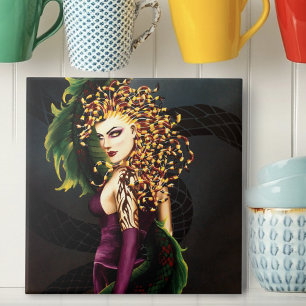 Mythical Medusa Greek Mythology Snake Gorgon Tile