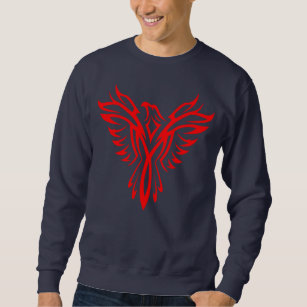 Mythical Phoenix Bird Rising Logo (Red) Sweatshirt