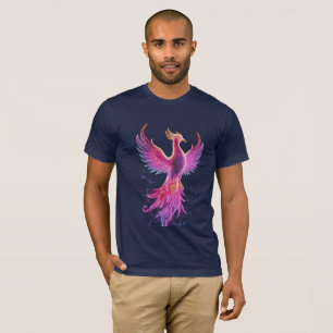 Mythical Phoenix Rebirth Eternal Flame Vintage Art T-Shirt