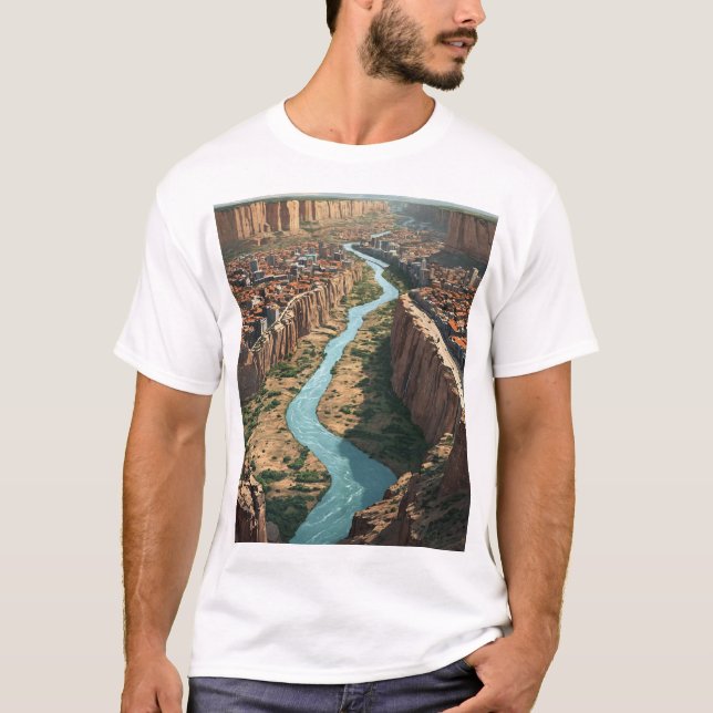 Mythical Races Outline Tee. T-Shirt (Front)