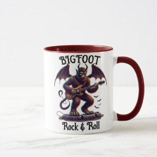Mythical Rockstar: Bigfoots Guitar Solo Mug