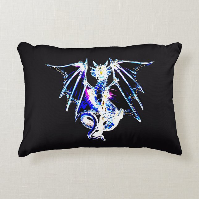 Mythical Sea Dragon Stunning Creature Art  Decorative Cushion (Front)