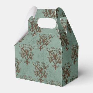 Mythical Vintage Dragon Pattern Favour Box