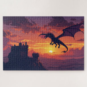 Mythical Welsh Dragon Jigsaw Puzzle