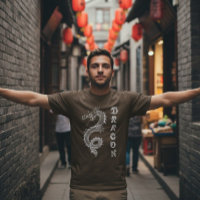 Mythical White Chinese Dragon Dracon
