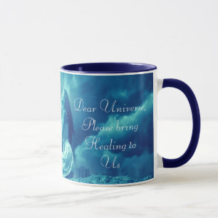 Mythical Woman Sending out Prayers to the Universe Mug