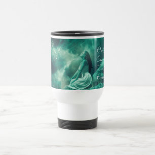 Mythical Woman Sending out Prayers to the Universe Travel Mug