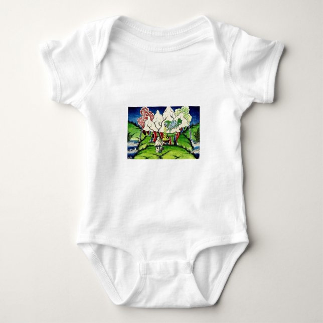 Mythological Dragon Baby Bodysuit (Front)