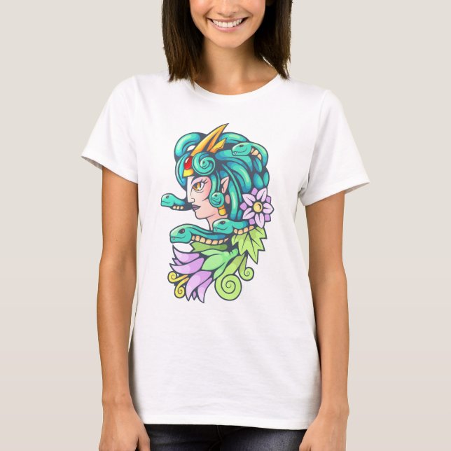 mythological medusa gorgon T-Shirt (Front)