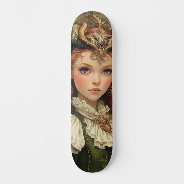 Mythological Nymph Girly Skate Deck (Front)