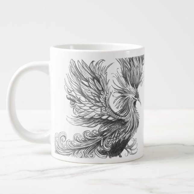 Mythological Phoenix Mug (Left)
