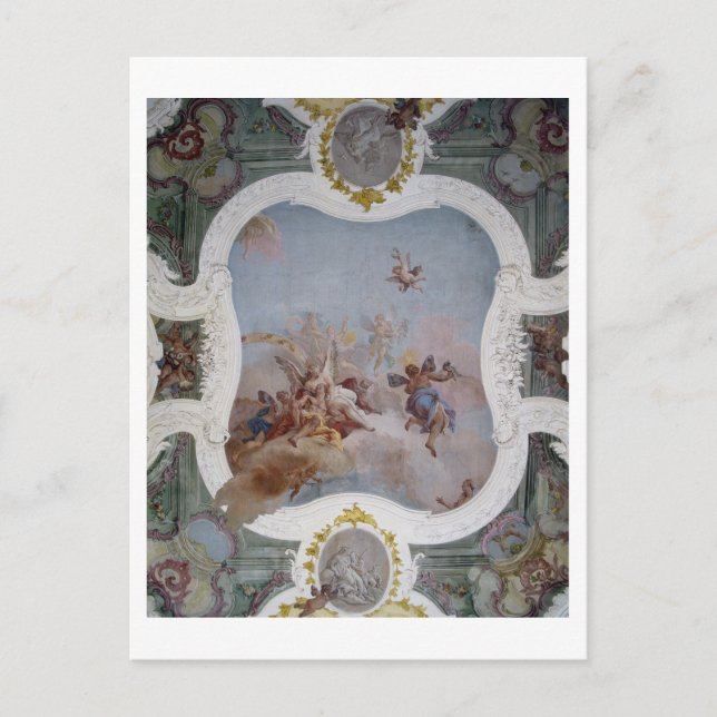 Mythological Scene with the Zodiac (fresco) Postcard (Front)