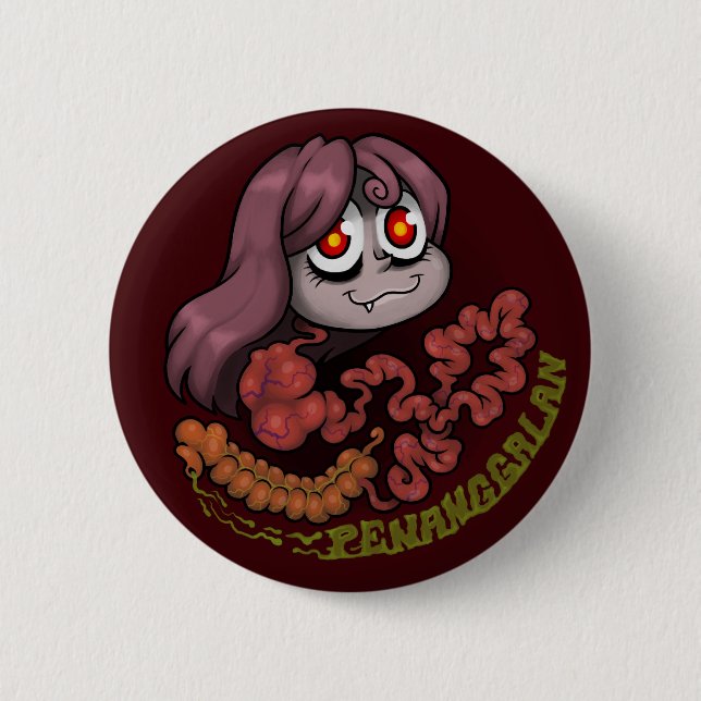 MYTHOLOGY: The Penanggalan 6 Cm Round Badge (Front)