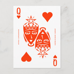 Mythos Astarte Queen of Hearts Postcard