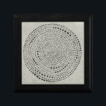 Mythos - Circle Gift Box<br><div class="desc">Mythos I by Chariklia Zarris. Circle design composed of multiple dots against a neutral background.</div>
