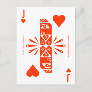 Mythos Kamadeva Jack of Hearts Postcard