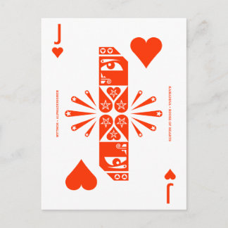 Mythos Kamadeva Jack of Hearts Postcard