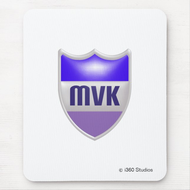 MyVirtualKingdom Shield Mousepad - White (Front)
