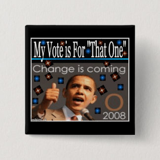 myvote 15 cm square badge