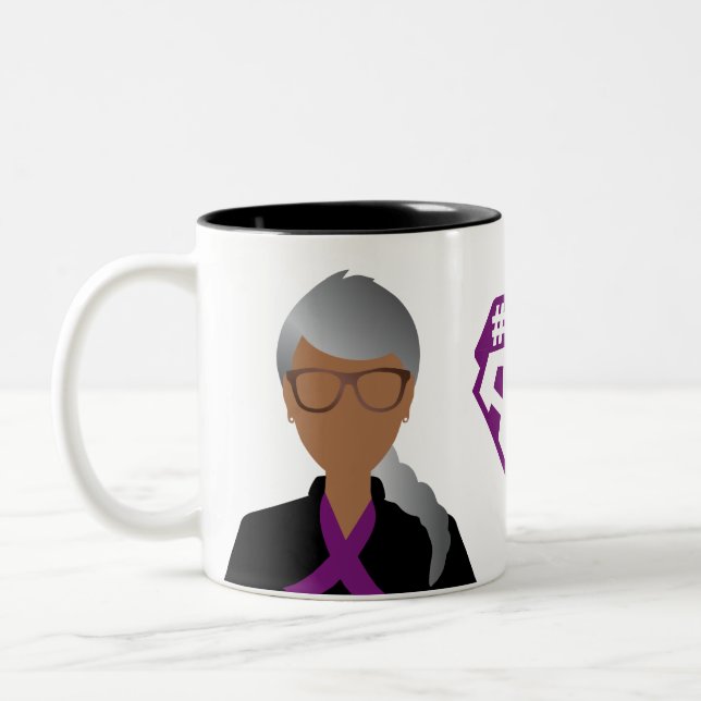 Mz. Nellie Two-Tone Coffee Mug (Left)