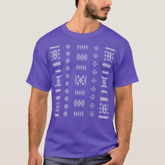 Mzab Amazigh Carpet Patterns from Ghardaa 1 T-Shirt