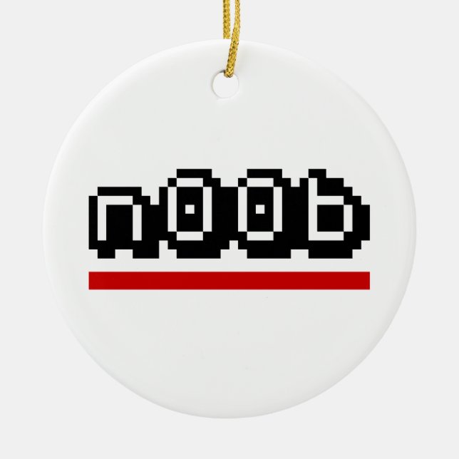 n00b ceramic tree decoration (Front)