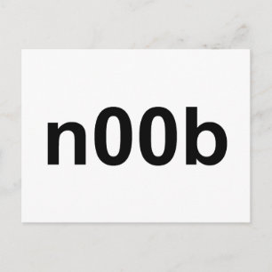 n00b postcard