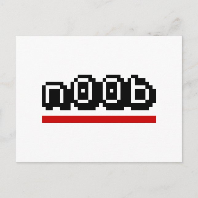 n00b postcard (Front)