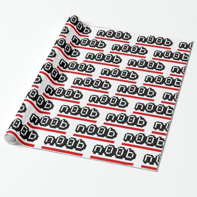 n00b wrapping paper (Unrolled)
