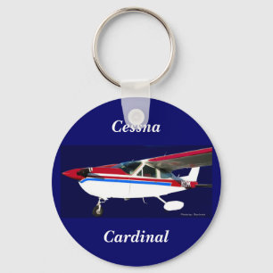 N13HK Portrait, Cessna, Cardinal Key Ring