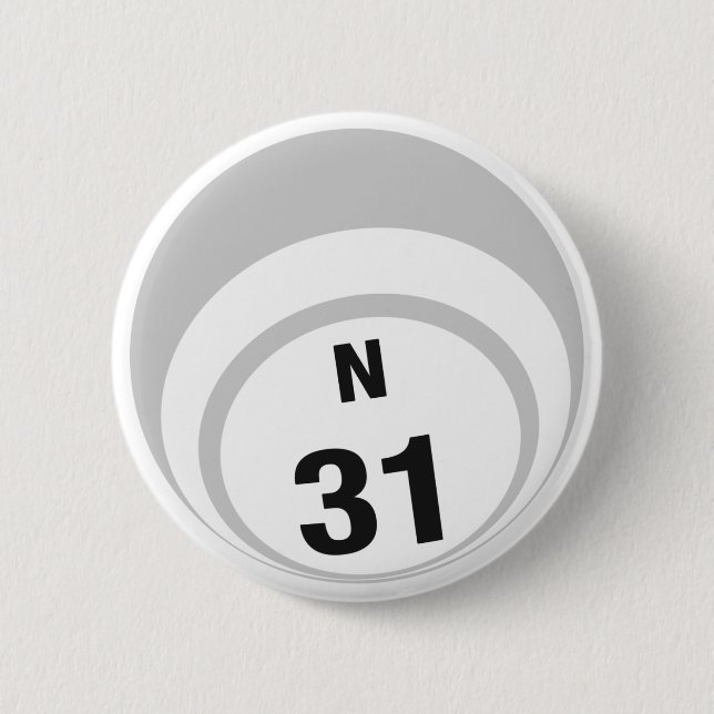 N31 Bingo Ball button (Front)