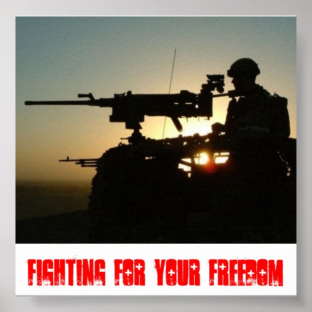 n743025406_146189_8527, FIGHTING FOR YOUR FREEDOM Poster (Front)