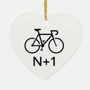N+1 Bike Ceramic Tree Decoration