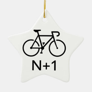 N+1 Bike Ceramic Tree Decoration