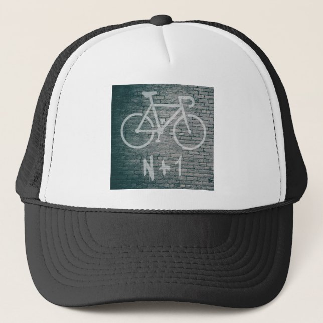 N+1 Bike Graffiti Trucker Hat (Front)