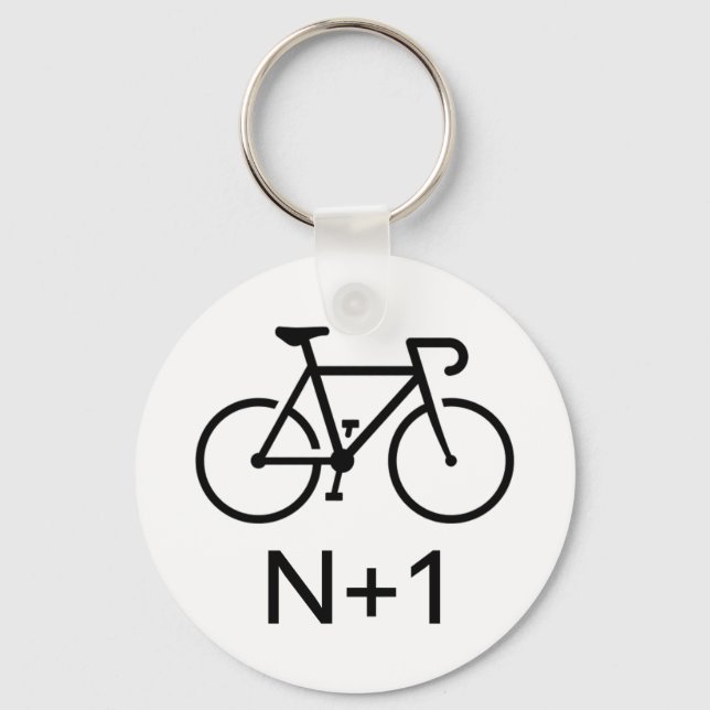 N+1 Bike Key Ring (Front)