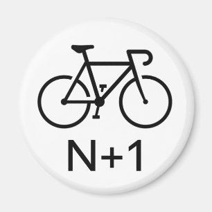 N+1 Bike Magnet