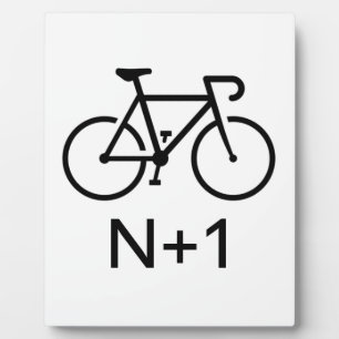 N+1 Bike Plaque