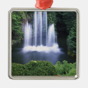 N.A., Canada, British Columbia, Vancouver 3 Metal Tree Decoration