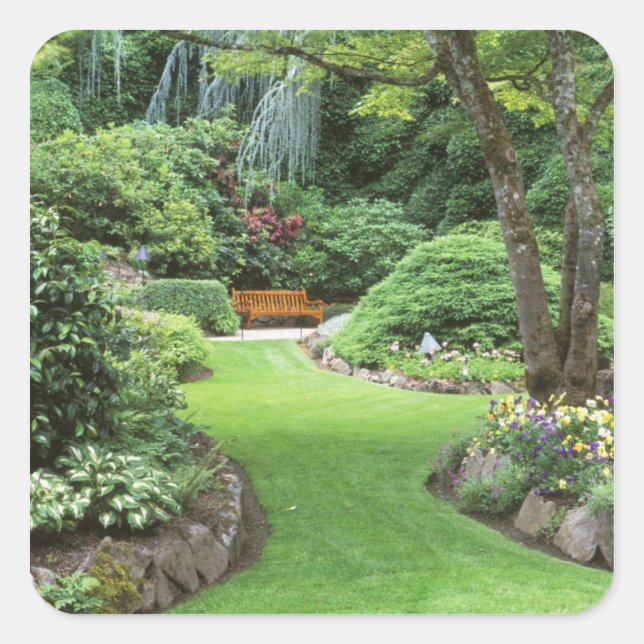 N.A., Canada, British Columbia, Vancouver 4 Square Sticker (Front)