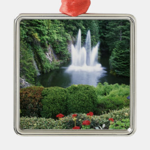 N.A., Canada, British Columbia, Vancouver Metal Tree Decoration