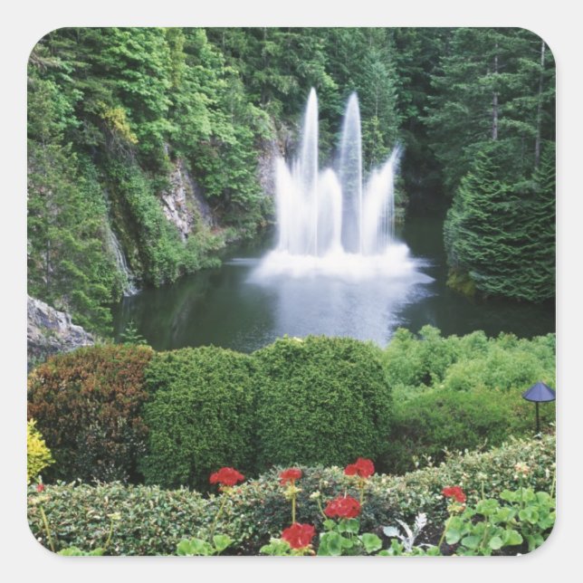 N.A., Canada, British Columbia, Vancouver Square Sticker (Front)