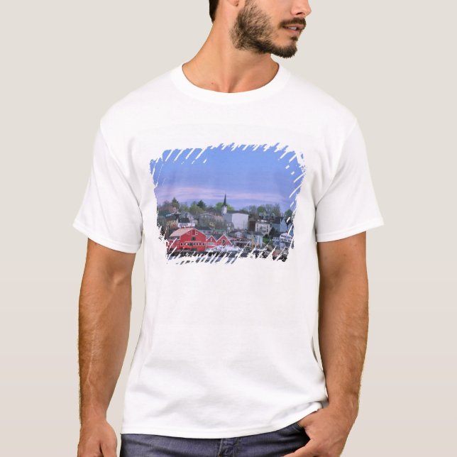 N.A. Canada, Nova Scotia. A view of Lunenburg, a T-Shirt (Front)