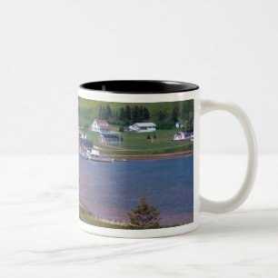 N.A. Canada, Prince Edward Island. Boats are Two-Tone Coffee Mug
