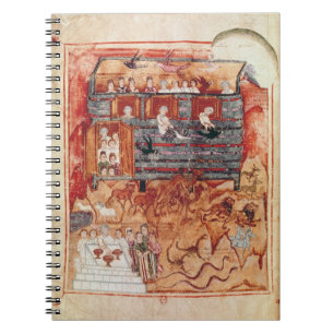 N.A.L 2334 fol.10v Noah's Ark, from 'De Tours Pent Notebook
