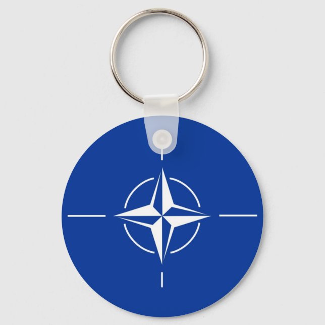 N.A.T.O. flag Key Ring (Front)
