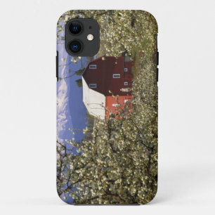 N.A., USA, Oregon, Hood River County. Red iPhone 11 Case