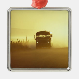 N.A., USA, Oregon, Southeastern Oregon, Rural Metal Tree Decoration