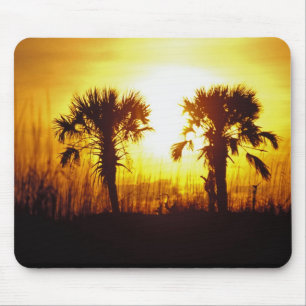 N.A., USA, South Carolina, Charleston. Sunset Mouse Mat